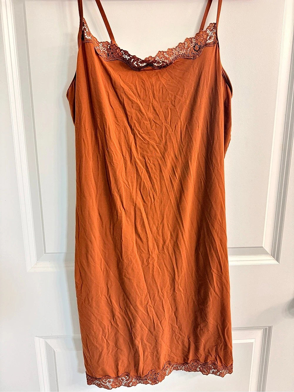 Skims fits everybody Mini Slip Dress in Orange 3x